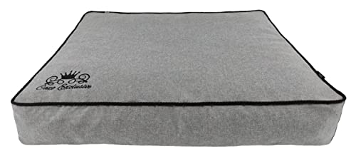 Matratze CAZO Royal Hundebett für Katze 90 x 75 x 15 cm, Größe L, Farbe grau, L1004/C von CAZO Design For Pets