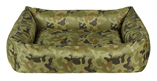 Wasserdicht CAZO Outdoor Hundebett für Hund oder Katze, 85x65cm, Größe M, Army - Moro, L1705/B von CAZO Design For Pets