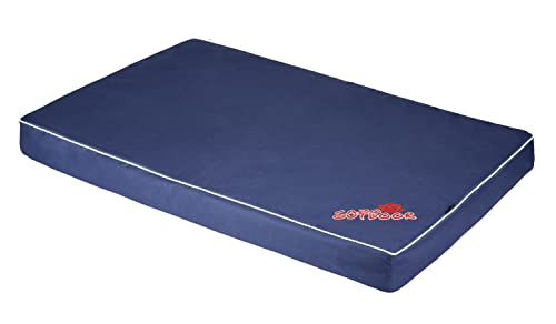 Wasserdicht Orthopädische Matratze CAZO Outdoor Hundebett für Katze 120 x 80 x 10 cm, Größe XL, Farbe Navy, L1734/C von CAZO Design For Pets