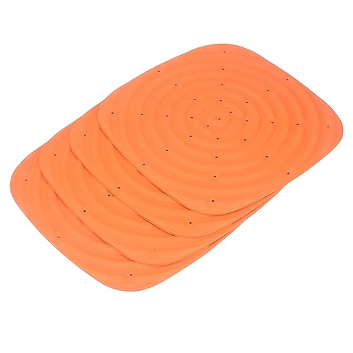 4 waschbare Hühner-Nistkasten-Pads, Nischen-Design, schützt Eier, Hühnermatte, für alle Geflügel (Orange) von CCYLEZ