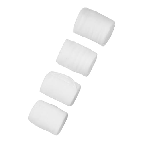 CCYLEZ Pferdebeinbandage, Leicht zu Reinigen, Verstellbar, 4 Stück, Bequeme Passform, Weiche Fleece-Pferdebeinbandage für das Training (White) von CCYLEZ