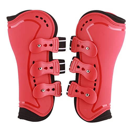 Pferdebeinstiefel, Atmungsaktiv, Schlagfest, Verhindern Ausrutschen, Beinschutz für Pferde, Gliedmaßenschutz und Stützsportstiefel Zum Reiten, Stoßdämpfender (L 90x22x5cm) von CDQL