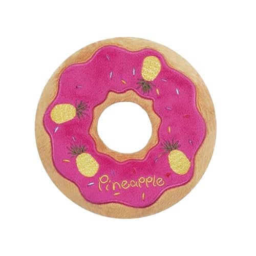 CECE PAW Donut-Spielzeug für Hunde, interaktives Quietschspielzeug, Hundegeburtstagsgeschenk von CECE PAW