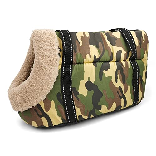 Tragetuch Hund,Hundetragetasche Haustier Carrier for kleine Hund Gemütliche weiche Welpen Katze Hund Umhängetaschen Rucksack Outdoor Reise Haustier Sling Bag Chihuahua Pug Pet Supplies (Color : 1 wit von CEFPOD