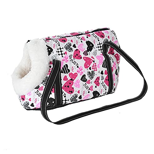 Tragetuch Hund,Hundetragetasche Haustierträger for kleine Hunde Gemütliche weiche Welpen Katze Hund Taschen Rucksack Outdoor Reise Haustier Sling Bag Chihuahua Pug Pet Supplies (Color : 4, Size : Sm von CEFPOD