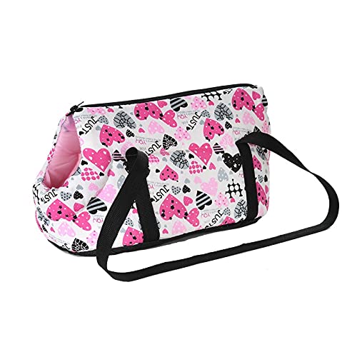 Tragetuch Hund,Hundetragetasche Haustierträger for kleine Hunde Gemütliche weiche Welpen Katze Hund Taschen Rucksack Outdoor Reise Haustier Sling Bag Chihuahua Pug Pet Supplies (Color : 8, Size : Sm von CEFPOD