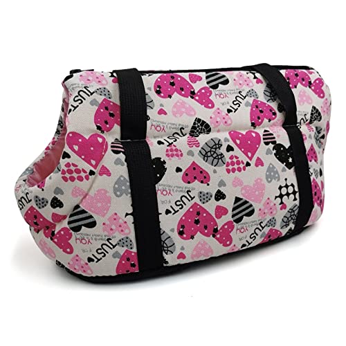 Tragetuch Hund,Hundetragetasche Reise Hundeträgerbeutel Pet Carrier for Hunde Katzen Pet Sling Tasche Weiche Welpen Katze Hund Umhängetaschen Chihuahua Mops Kleine Hundetasche S/L (Color : 2, Size von CEFPOD