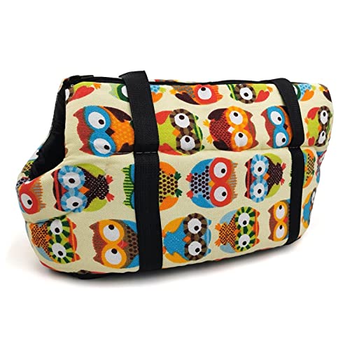 Tragetuch Hund,Hundetragetasche Reise Hundeträgerbeutel Pet Carrier for Hunde Katzen Pet Sling Tasche Weiche Welpen Katze Hund Umhängetaschen Chihuahua Mops Kleine Hundetasche S/L (Color : 3, Size von CEFPOD