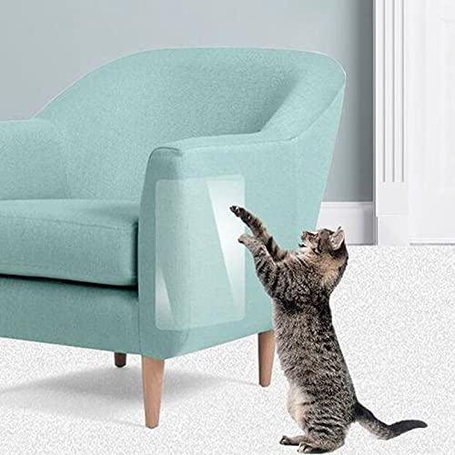 4 pcs Katze Kratzschutz, Kratzschutz Sofa, Katze Kratzschutzfolie, Kratzschutz Klebefolien, Doppelseitig Kratzpads, Kratzschutz Wand, Kratz Möbelschutz, Geeignet für Sofa und Kratzschutz zu Hause von CEIEVER