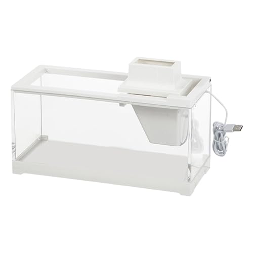 Aquarium, Professionelles Aquarium, Rechteckiges Aquarium, Auslaufsicheres, Beleuchtetes Kleines Aquarium, Niederspannungs Schreibtisch Aquarium, Kleines Acryl Betta Aquarium Für Tische, Schlafzimmer von CEMELI