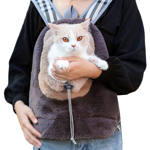 Brusttasche für Katzen, Brusttasche vorne für Hundeträger, Zubehör für Haustiere auf der Brust, aus Plüsch, für Haustiere, Brusttasche von CENMOO