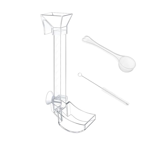 CENMOO Fisch-Futterröhrchen für Aquarien, transparent, für , Fische und Schnecken CENMOO Fisch-Futterröhrchen für Aquarien, transparent, für , Fische und Schnecken von CENMOO