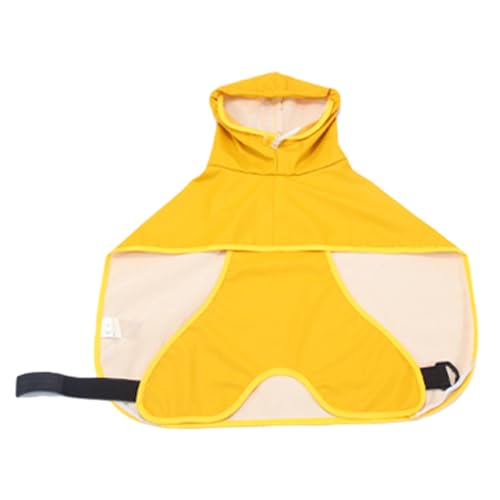 CENMOO Hunde-Regenbekleidung, Regenfester Hundemantel, Leichte Hundejacke Mit Wasserdichtem, Verstellbare Enge, Reflektierender Hunde-Regenmantel Für Haustiere, Hunde, Verstellbarer Hunde-Regenschut von CENMOO