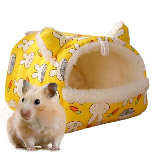 CENMOO Meerschweinchen-Hausbett, Hamster-Schlafnest | Betthöhlenhaus für Meerschweinchen | Kleines Haustier-Winterhaus, warmes Nest für Kaninchen, Rennmäuse, Frettchen, Hamster, Papageien von CENMOO