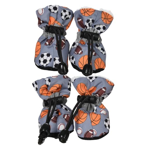 Schneeschuhe für Hunde, Universal-Stiefel für Pfotenschutz – Welpen-Winterbedarf für Pudel, Dobermann, Pinscher, Deutscher Schäferhund Cenmoo von CENMOO