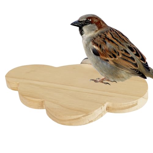 Vogelkäfig-Kleiderbügel aus Holz, Vogelkäfig, leicht zu reinigen, mit stabilen Schrauben, für Papageien, Hamster und Kleintiere Cenmoo von CENMOO