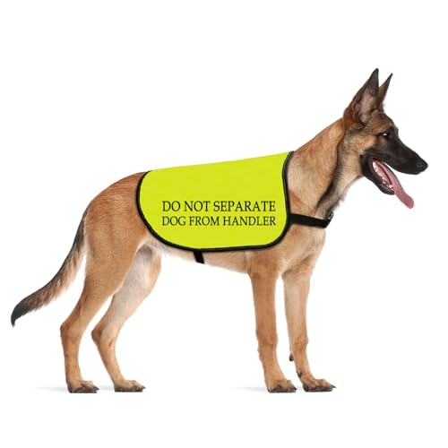 CENWA Do Not Separate Dog from Handler Dog Vests Dog Jacket Vest Service Dog Clothes (Do Not Separate L) von CENWA