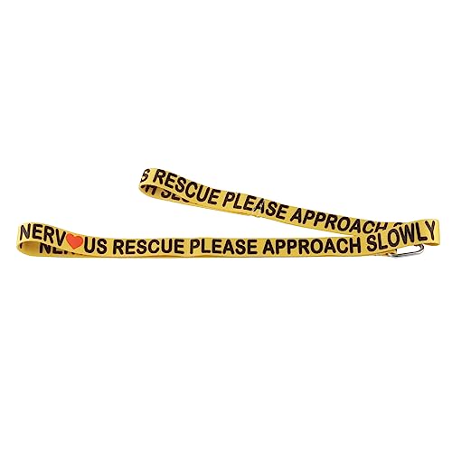 Nervous Rescue Please Approach Slowly Dog Leash Rescue Dogs Anxious Dogs Leash Nervous Dog Leash (Approach slowly 3) von CENWA