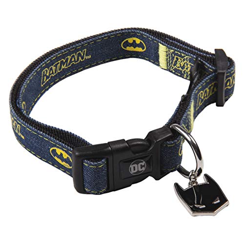 CERDÁ LIFE'S LITTLE MOMENTS - Batman Hundehalsband Kleine Hunde | Batman DC Comics Halsband Kleine Hunde Offizieller Lizenz, 2800000207, XXS-XS von CERDÁ LIFE'S LITTLE MOMENTS