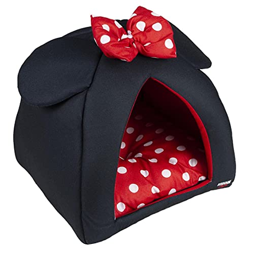 CERDÁ LIFE'S LITTLE MOMENTS - for Fan Pets | Minnie Mouse Katzen und Hundebett Kleine Hunde - Offizielle Disney® Lizenz, Mehrfarbig, Einzelgröße von CERDÁ LIFE'S LITTLE MOMENTS