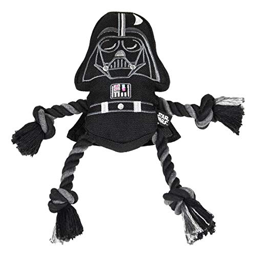 CERDÁ LIFE'S LITTLE MOMENTS - for Fan Pets Star Wars Hundespielzeug, Kuscheltier für Hunde mit Seil - Offizielle Star Wars Lizenz Darth Vader von CERDÁ LIFE'S LITTLE MOMENTS