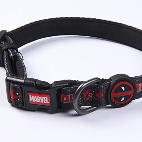 CERDÁ Life's Little Moments - for Fan Pets | DeadpoolDog Collar Dogs - Offizielles Marvel Comics Lizenzprodukt, Mehrfarbig von CERDÁ LIFE'S LITTLE MOMENTS