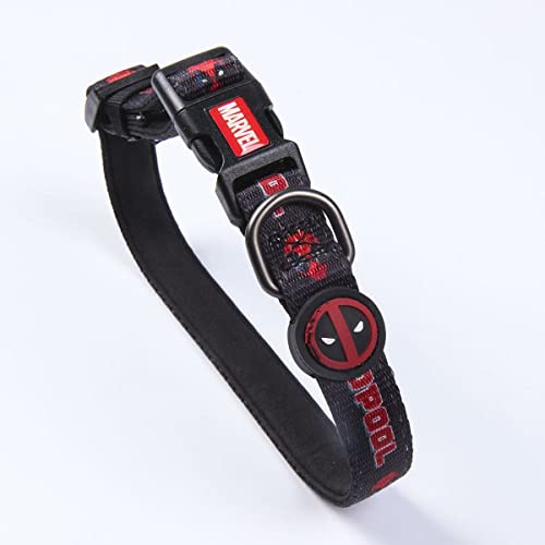 CERDÁ Life's Little Moments - for Fan Pets | DeadpoolDog Collar Dogs - Offizielles Marvel Comics Lizenzprodukt, Mehrfarbig von CERDÁ LIFE'S LITTLE MOMENTS