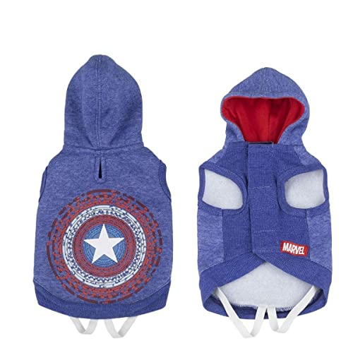 Cerdá - ForFanPets Hunde Zubehör | Hundekleidung Captain America Hundejacke - Offizielle Marvel Lizenz von CERDÁ LIFE'S LITTLE MOMENTS