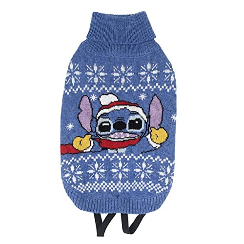 Cerdá - ForFanPets Hunde Zubehör | Stitch Hundepullover mit Weihnachtsdesign - Offizielle Disney Lizenz von CERDÁ LIFE'S LITTLE MOMENTS