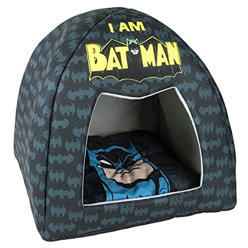 CERDÁ LIFE'S LITTLE MOMENTS - for Fan Pets | Batman Katzen und Hundebett Kleine Hunde - Offizielle DC Comics Lizenz, Mehrfarbig, Einzelgröße von CERDÁ LIFE'S LITTLE MOMENTS