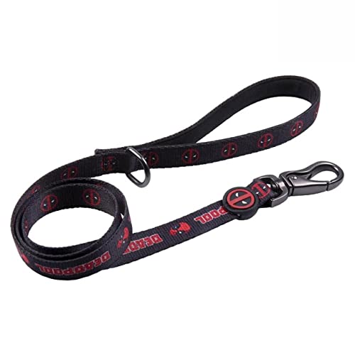 Cerdá - for Fan Pets | Deadpool Premium Leine 1m Marvel offizielle Lizenz, schwarz/rot von CERDÁ LIFE'S LITTLE MOMENTS