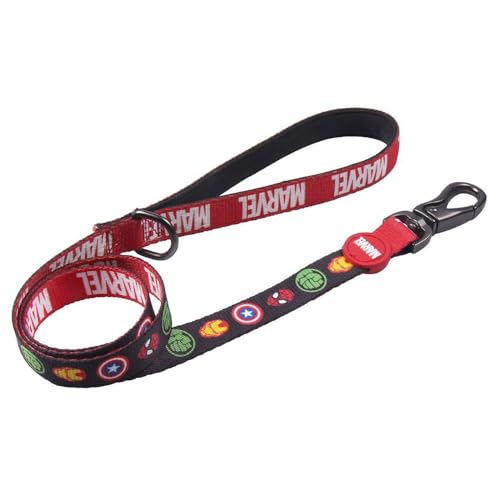 Cerdá - for Fan Pets - Hochwertiger Wendegurt mit Marvel Motiven Bedruckt | Aus 100% Polyester hergestellt, Beständiger Stoff und Kleine Anhänger aus Metall - Offiziell Lizenziert von Marvel von CERDÁ LIFE'S LITTLE MOMENTS