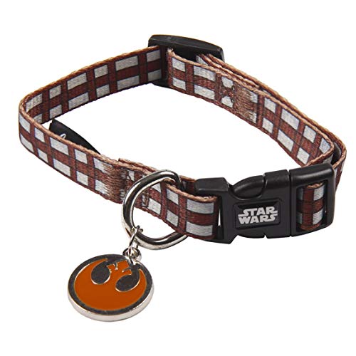 Chewbacca® Hundehalsband, braun, mittelgroß, offizielles Star Wars® Lizenzprodukt von CERDÁ LIFE'S LITTLE MOMENTS