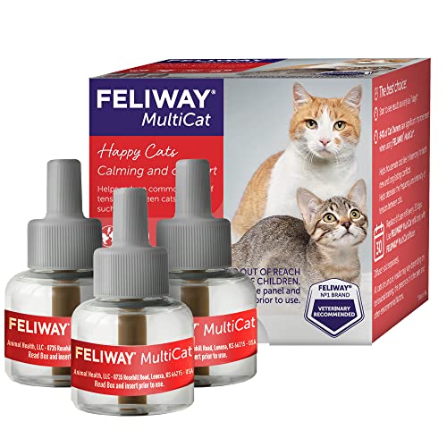 CEVA Animal Health Feliway MultiCat, Nachfüllpackung, 3 Stück, Basic (D89410B-3) von FELIWAY