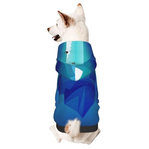 Iceberg Concept Hunde-Kapuzenpullover für kleine und mittelgroße Hunde, Katzen, Kätzchen von CFAN