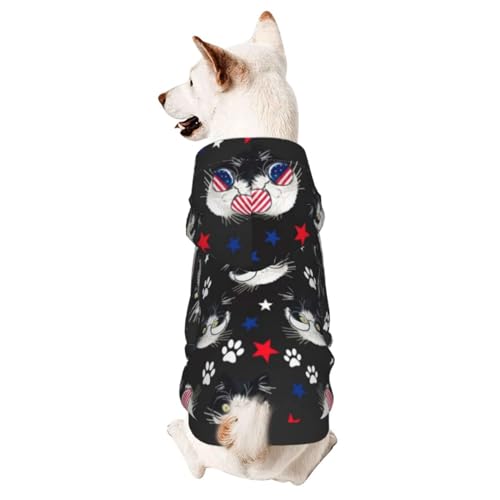 Kapuzenpullover für Hunde und Katzen, Hipster, für Herbst und Winter von CFAN