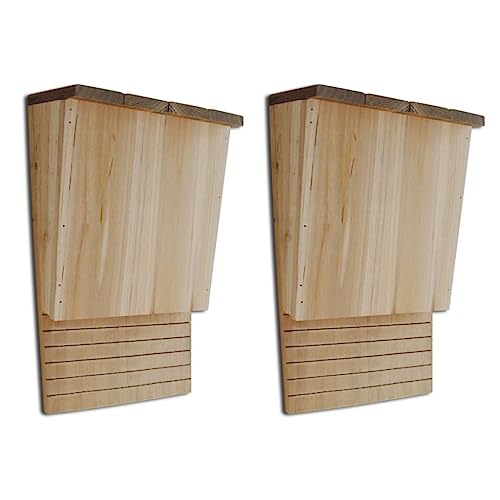 Home & Garden Artikel Fledermaushaus 22x12x34cm 2er Set von CFODOJ