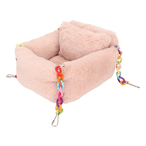 CFTGIW Hamster Kette Schinken Süßer Weicher Winter Warmer Schinken mit SM -Kissen für SM -Tierarten ArtenDas Tier Ist Vielseitig für SM, Einschließlich Hamster Hanging Ham Bedhamster von CFTGIW