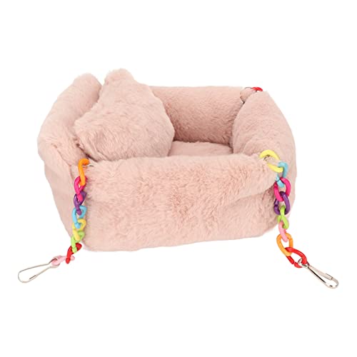 CFTGIW Hamster Kette Schinken Süßer Weicher Winter Warmer Schinken mit SM -Kissen für SM -Tierarten ArtenDas Tier Ist Vielseitig für SM, Einschließlich Hamster Hanging Ham Bedhamster von CFTGIW