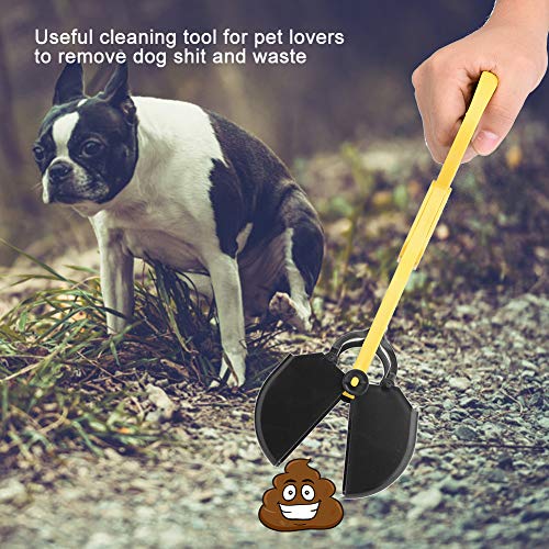 CFTGIW Pet Dog Poop S Anim Puppies KOT-Entferner mit Griff Poop S Hundekot-Entferner S Hundekot-Entferner Verfügt über Einen Glatten, Bequemen Griff (Yellow) von CFTGIW