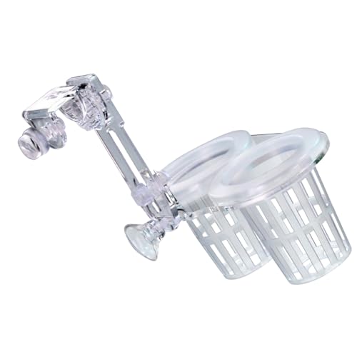 CGACCSD Fischtankpflanzer, Aquarium Pflanzentöpfe - Klarer Wasserpflanzentopf mit Loch | Hydroponische Doppelbecher, einstellbare Fischtankdekoration, Wasserzubehör für Gärtner CGACCSD Fischtankpflanzer, Aquarium Pflanzentöpfe - Klarer Wasserpflanzentopf mit Loch | Hydroponische Doppelbecher, einstellbare Fischtankdekoration, Wasserzubehör für Gärtner von CGACCSD