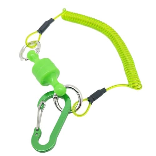 CGACCSD Fliegenfischen Netzrückholer - Kescherhalter - Karabiner Leine Schnellverschluss Rutschsicher Halter für Salzwasser Landung Watten Boot Fluss CGACCSD Fliegenfischen Netzrückholer - Kescherhalter - Karabiner Leine Schnellverschluss Rutschsicher Halter für Salzwasser Landung Watten Boot Fluss von CGACCSD