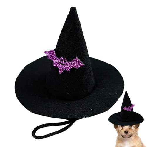 CGACCSD Hundehut,Katzenkostüm Hexenhut | Verstellbares Kostümzubehör Für Fest Theater Karneval Haustier Feier Veranstaltung CGACCSD Hundehut,Katzenkostüm Hexenhut | Verstellbares Kostümzubehör Für Fest Theater Karneval Haustier Feier Veranstaltung von CGACCSD