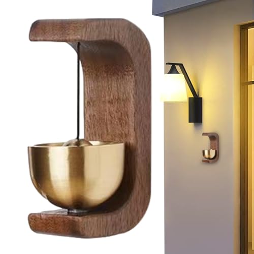 CGACCSD Läuten Beim Öffnen Der Tür, Hölzerne Türklingel, Mit Magnet und Klebeband Messing Sicherheitsalarm für Eingang Schiebetür Kühlschrank Gartentor CGACCSD Läuten Beim Öffnen Der Tür, Hölzerne Türklingel, Mit Magnet und Klebeband Messing Sicherheitsalarm für Eingang Schiebetür Kühlschrank Gartentor von CGACCSD