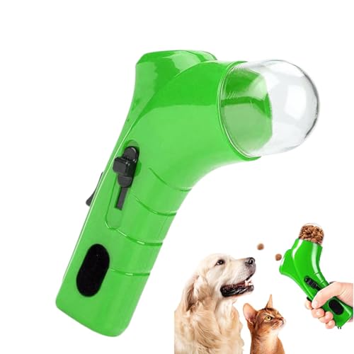 Pet Treat Launcher Leckerli Spender Spielzeug Für Haustiere Lustiges Tragbares Haustier Trainings Leckerli Spender Spielzeug Hundefutter Katapult Handheld-Haustierfütterung Interaktives Spielzeug von CGACCSD