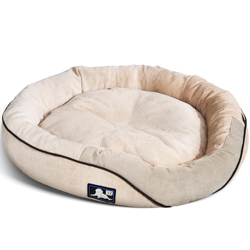 Hundebett [orthopädisch] - Hundesofa für kleine, mittelgroße & große Hunde | waschbar, rutschfest ergonomisch | Hundekorb, Haustier Schlafplätze & Möbel, Dog Bed | Champ’s Nap (L) von CHAMP`S NAP