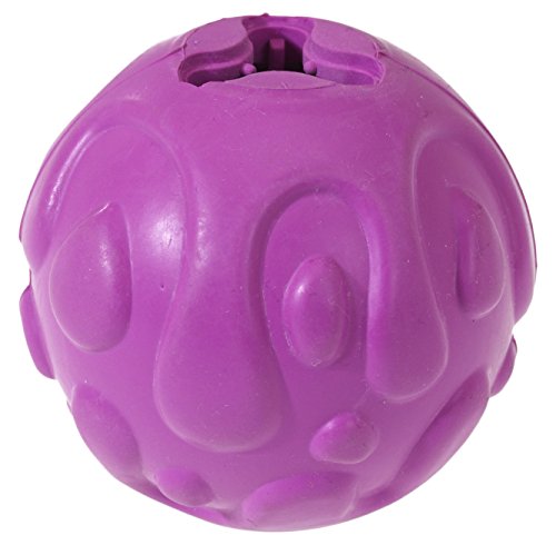 CHAPUIS SELLERIE Ball-Spender Leckerlis Naturkautschuk Rosa für Hunde Durchmesser 6 cm Größe S von CHAPUIS SELLERIE