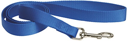 CHAPUIS SELLERIE SLA123 Hunde- und Katzenleine - Nylongurt blau - Breite 10 mm - Länge 1,20 m - Größe XS von CHAPUIS SELLERIE