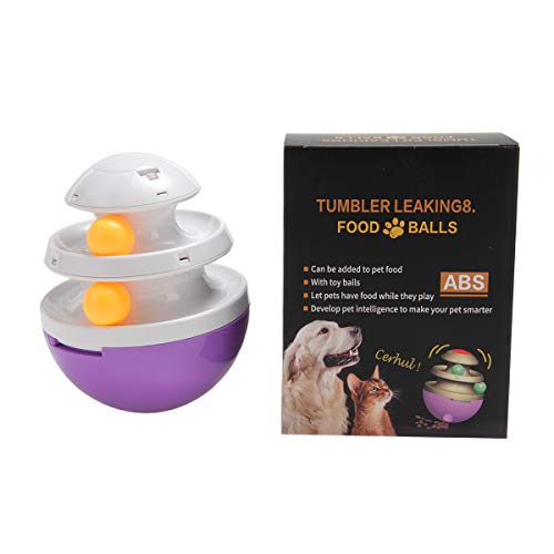 CHAW Hundefutter-Leckerbissen Spielzeugbecher Interaktiver Puzzle-Leckerbissenball Slow Feeder Tierfutter-Leckerbissenball von CHAW