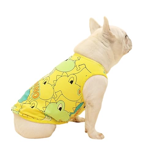 CHEERTAILS Hunde-Shirts für mittelgroße Hunde, Jungen, Mädchen, französische Bulldogge, kühlende Weste, Sommerkleidung, Hunde-Outfits für kleine, mittelgroße Hunde, männlich und weiblich, lustige von CHEERTAILS